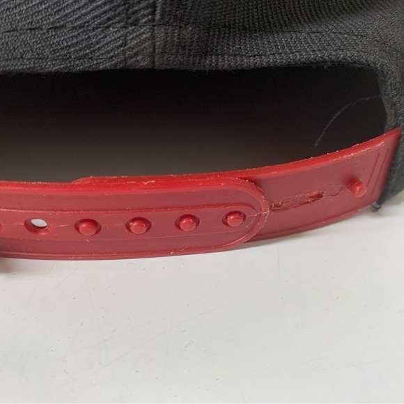 Jordan Hat Cap Snap Back Black Red Jump Man Elephant Print Boys Youth Kids - Picture 4 of 9